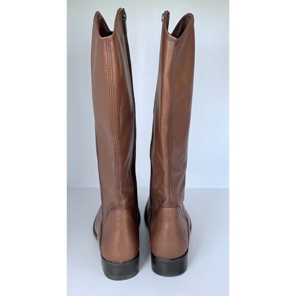 EUC WORN ONCE Frye Women's Melissa Button Riding Boots in Cognac Brown Size 6 - Picture 10 of 15